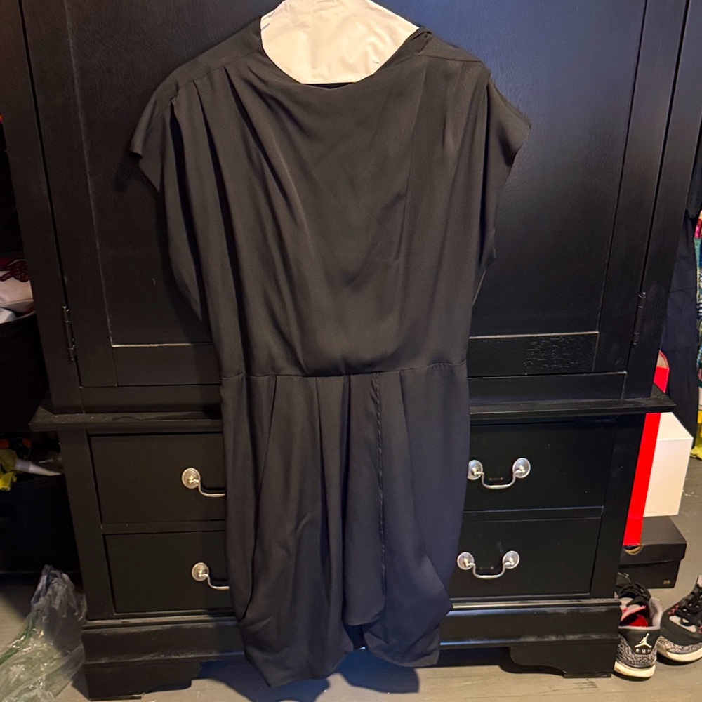 Express Black Midi Dress